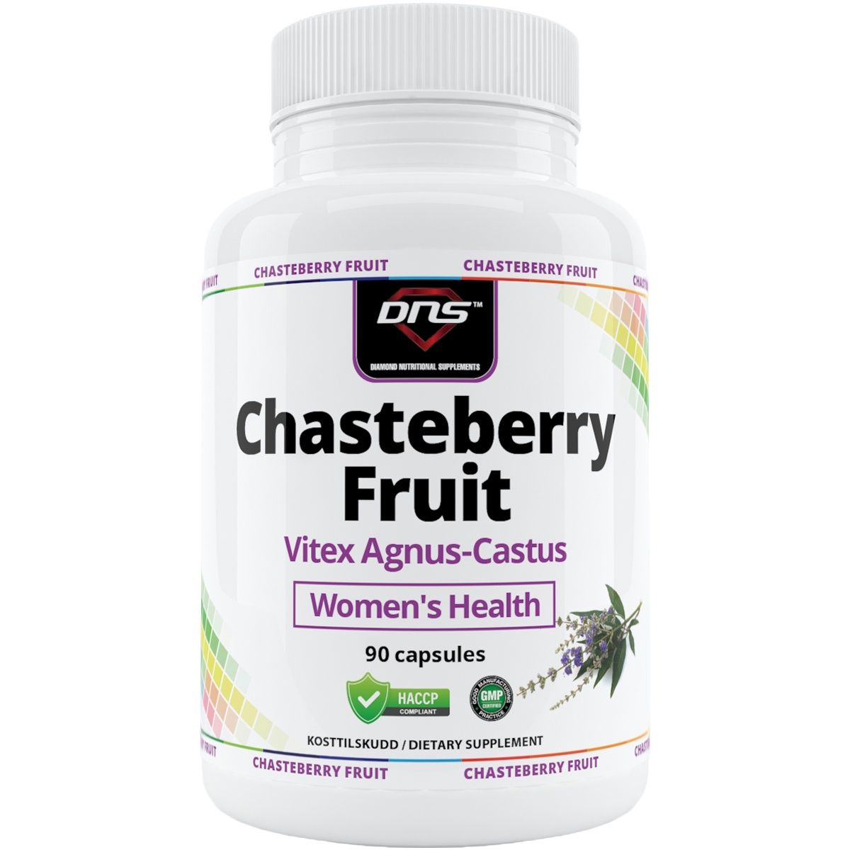 Chasteberry Fruit - Vitex Agnus Castus - 90 kapsler