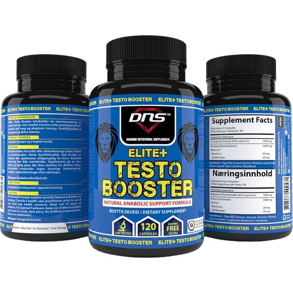 Elite+ Test Booster 120 kapsler
