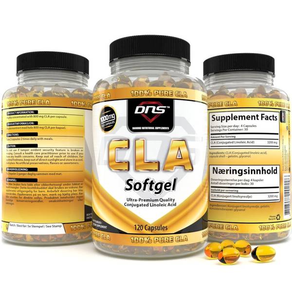 100% Pure CLA - 120 Kapsler