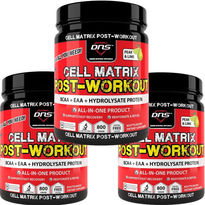 Hovedbilde 3-pack Cell Matrix Post-Workout Dextrose 3 x 800 gram
