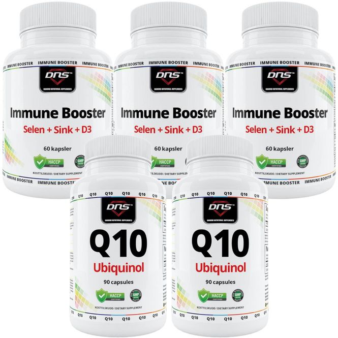 Hovedbilde Q10 + Selen Pakken - 6 mnd forbruk!