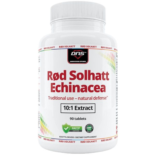 Rød Solhatt Echinacea - 90 tabletter