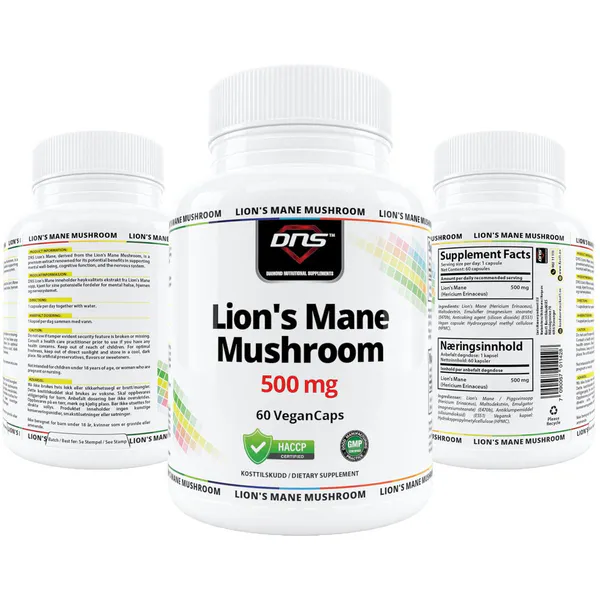 Lions Mane Mushroom - 60 kaplser