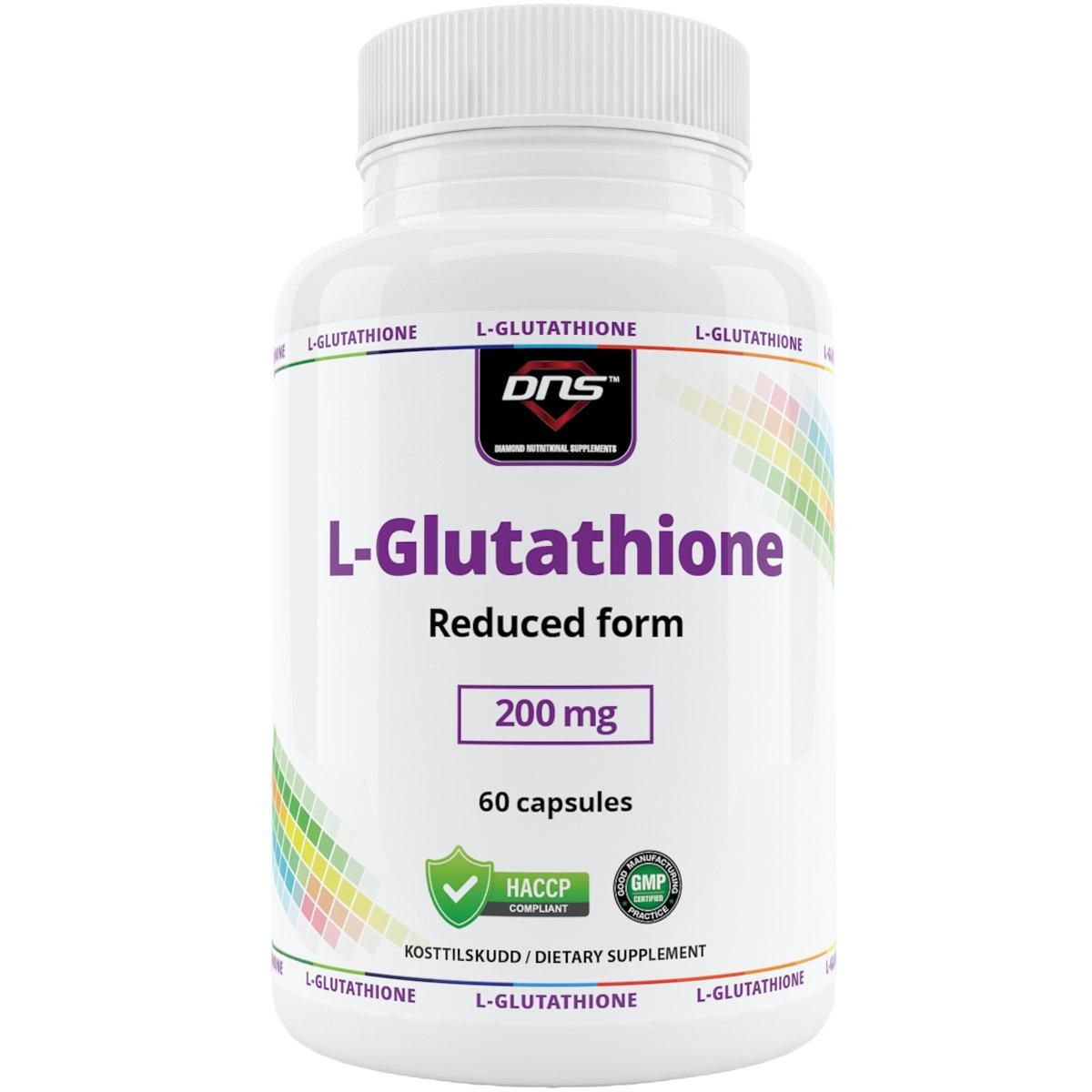 L-Glutathione 200 mg - 60 kapsler