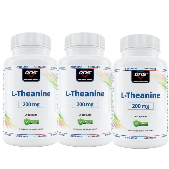 Hovedbilde 3-pack L-Theanine - 3 x 90 kapsler