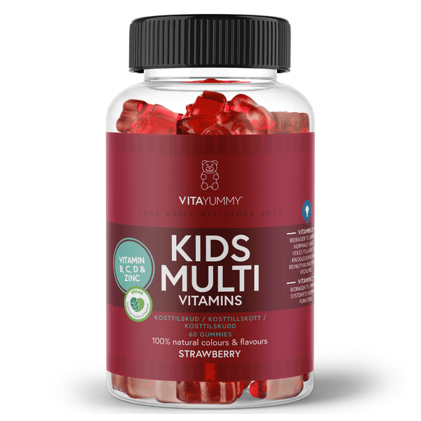 Hovedbilde Kids Multi Vitaminbjørner (Strawberry) - 60 stk 