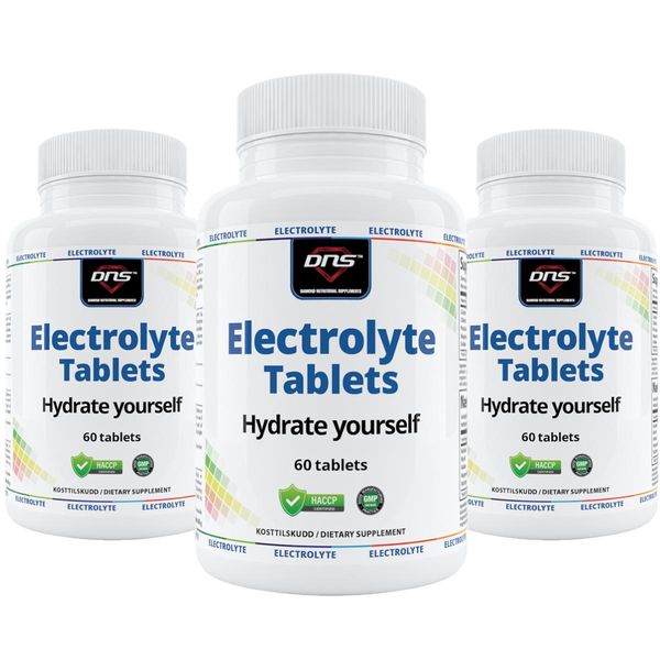 Bilde av 3-pack Electrolyte Tablets - 3 x 60 tabletter