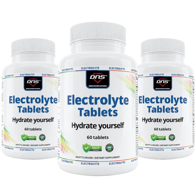 Hovedbilde 3-pack Electrolyte Tablets - 3 x 60 tabletter