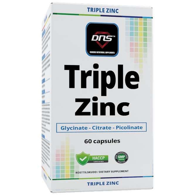 Hovedbilde Triple Zinc  - 3 typer sink - 60 kapsler