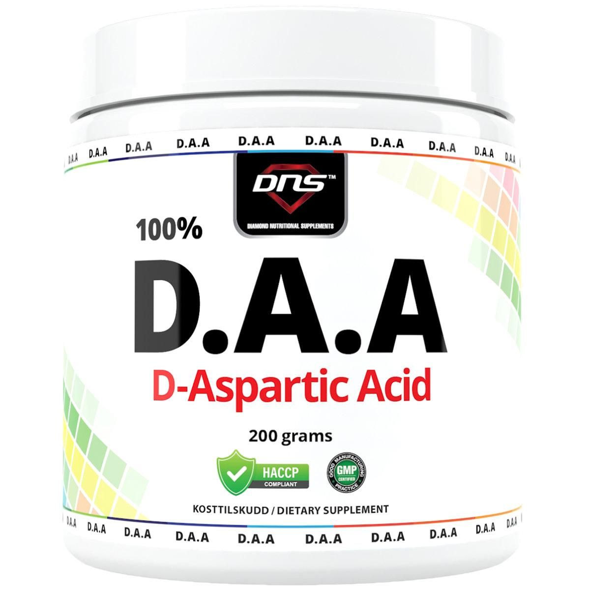 D.A.A D-Aspartic Acid - 200g
