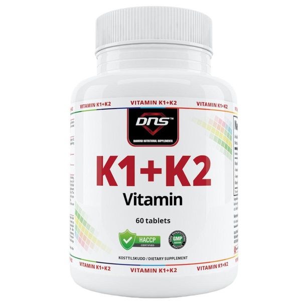 K1 + K2 Vitamin - 60 tabletter
