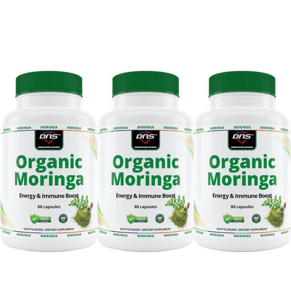 Hovedbilde 3-pack Økologisk Moringa - 3 x 60 kapsler