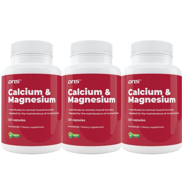 3-pack Kalsium & Magnesium - 3 x 120 kapsler