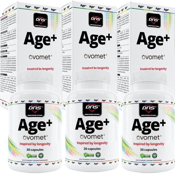 3-pack Age+ Ovomet® Longevity - 3 x 30 kapsler