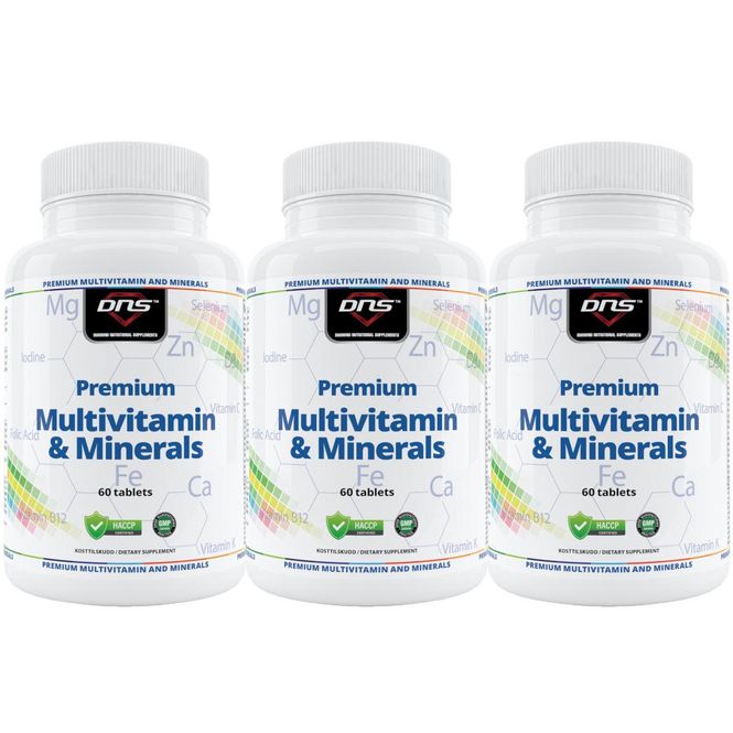 Hovedbilde 3-pack Premium Multivitamin & Minerals - 3 x 60 tabs