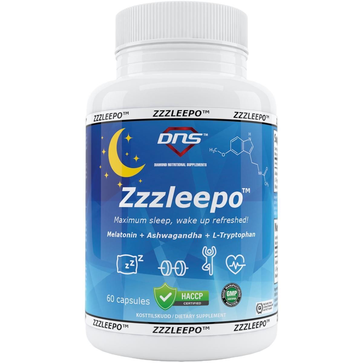 Zzzleepo - 60 kapsler - Raskere og dypere søvn