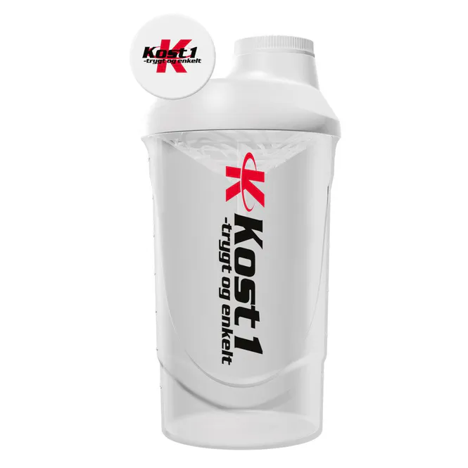 Hovedbilde Kost1 Shaker 600 ml - Hvit