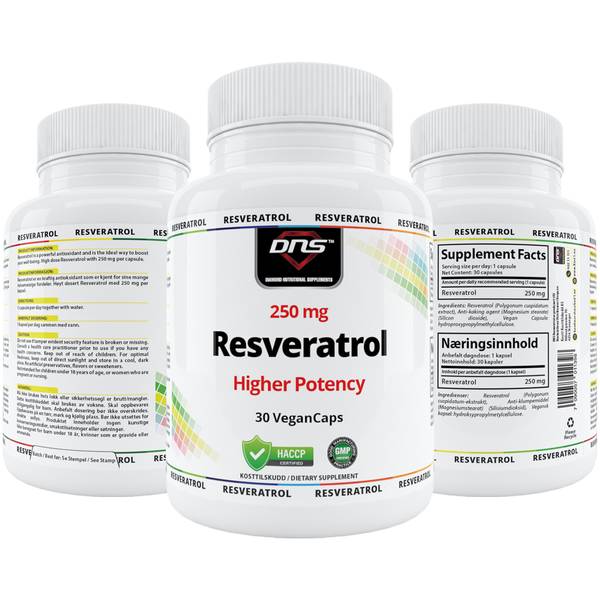 Resveratrol Higher Potency - 30 kapsler