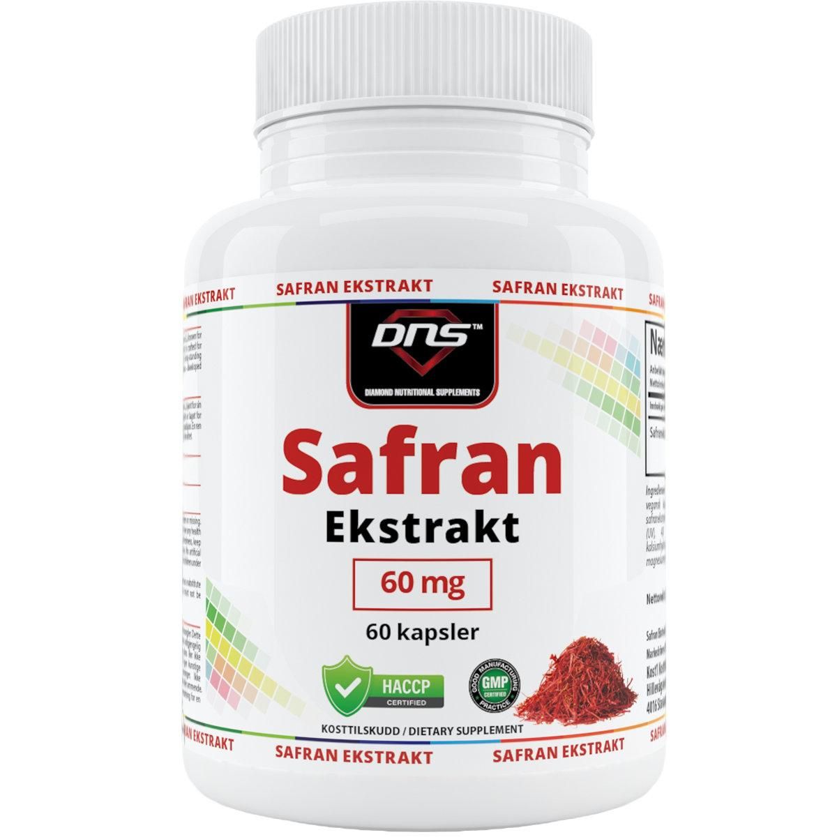 Safran Ekstrakt - 60 kapsler
