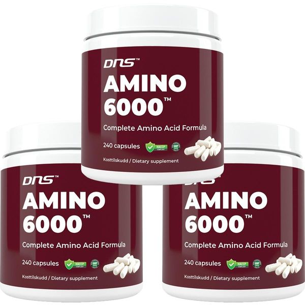3-pack Amino 6000 - 3 x 240 kapsler