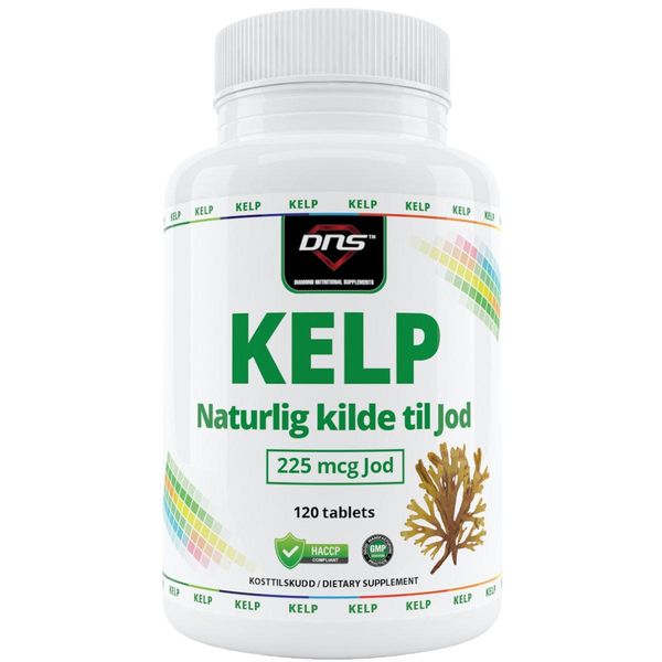 Kelp - 225 mcg Jod - 120 tabletter