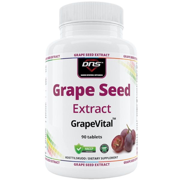 Grape Seed Extract - Rødvinsdrue-ekstrakt - 90 tabletter